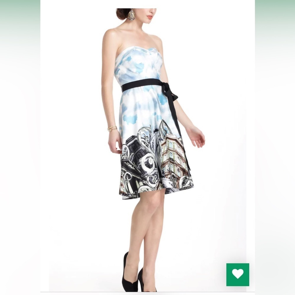 Anthropologie "Skyward Dress" by Moulinette Soeurs Sz 2 Strapless or Strapped - Picture 2 of 16